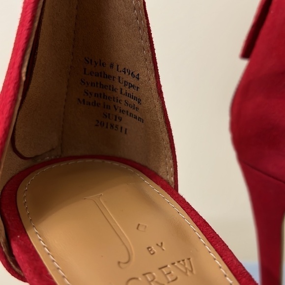 Scalloped Three-Strap J. Crew Heels - Picture 5 of 9